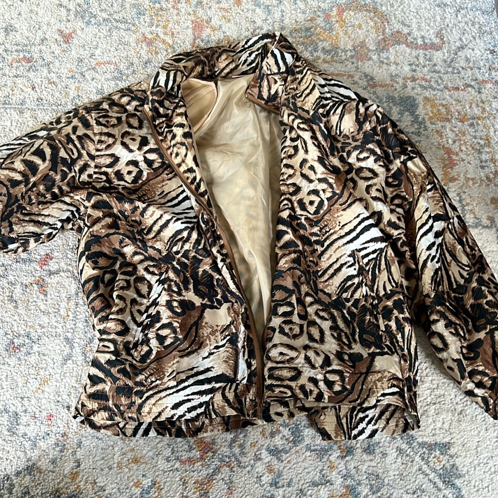 Vintage Cheetah Print Jacket
